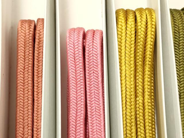 平和屋着物●和装小物 上質な帯締め12本セット 冠組 ゆるぎ組 切り房・撚り房 箱入り 逸品 全て未使用 AAAR1510ay