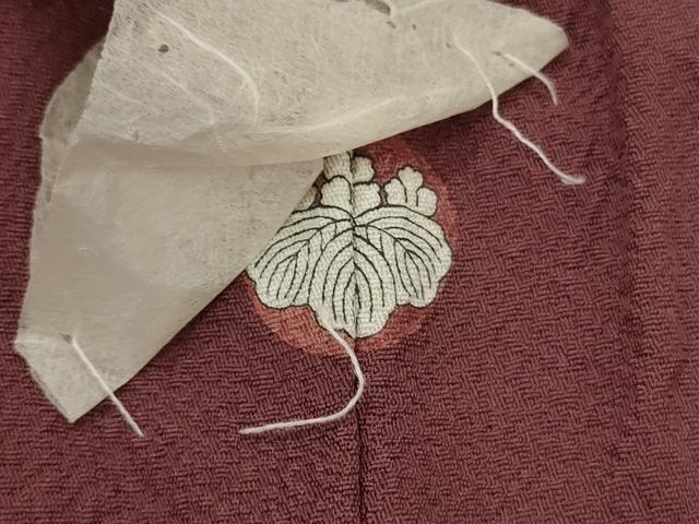 平和屋着物■上質な色無地 作家物 浅蘇芳色 正絹 逸品 未使用 AAAR5268ru