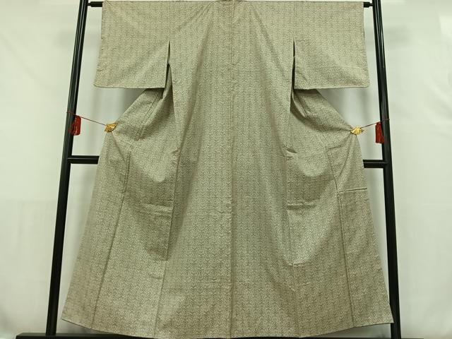 平和屋着物■本場大島紬 7マルキ 幾何学文様 正絹 逸品 AAAR6867jh