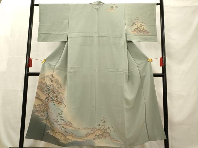 平和屋着物■訪問着 風景文 正絹 逸品 AAAR7548fy