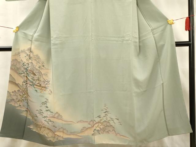 平和屋着物■訪問着 風景文 正絹 逸品 AAAR7548fy