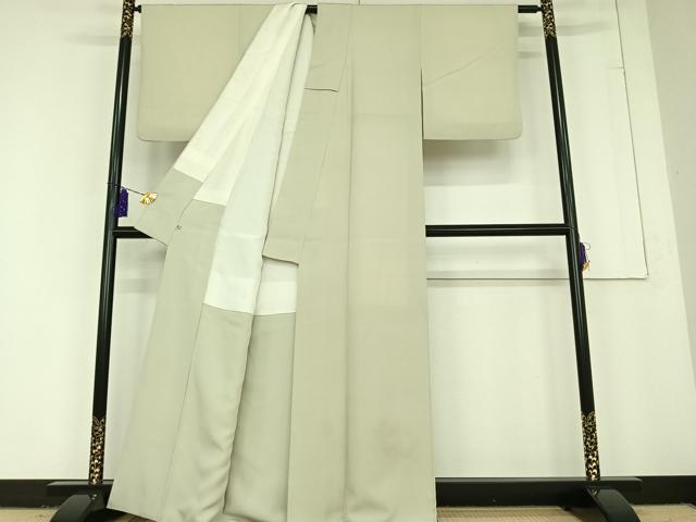 平和屋着物■上質な色無地 若芽色 正絹 逸品 AAAR7773jh