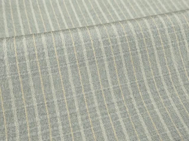 平和屋着物▽上質な小紋 単衣 縞 正絹 逸品 未使用 AAAS3065iu