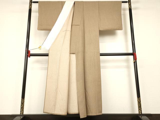 平和屋着物▽上質な小紋 単衣 青海波 正絹 逸品 AAAS3068iu