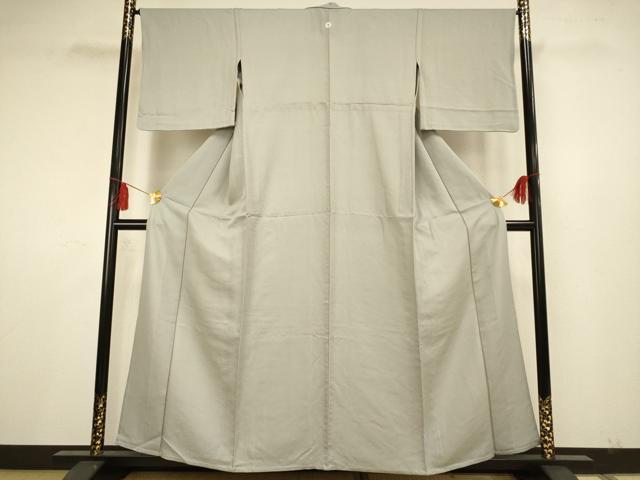平和屋着物▽上質な色無地 単衣 秘色色 正絹 逸品 AAAS4954fy