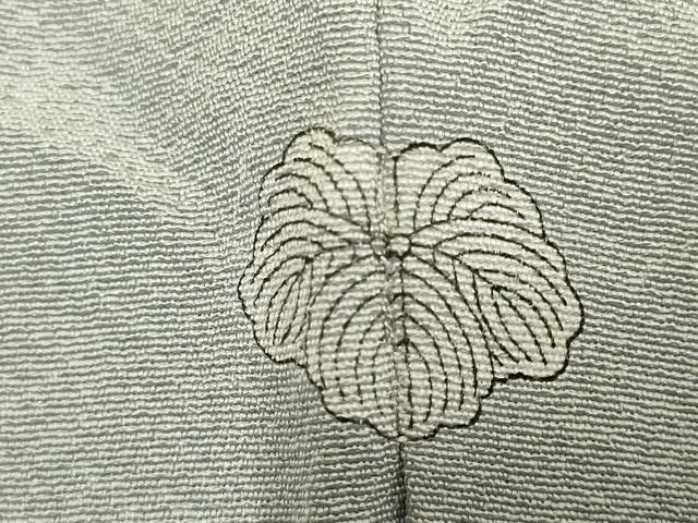 平和屋着物▽上質な色無地 単衣 水色 正絹 逸品 未使用 AAAS4959fy