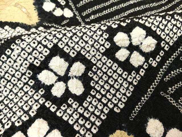 平和屋本店●豪華振袖・長襦袢セット(無双仕立て) 絞り 刺繍 花丸文 金銀糸 金彩 正絹 逸品 AAAT3030np