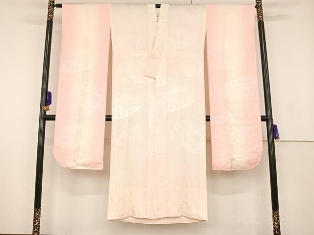 平和屋本店●豪華振袖・長襦袢セット(無双仕立て) 絞り 刺繍 花丸文 金銀糸 金彩 正絹 逸品 AAAT3030np