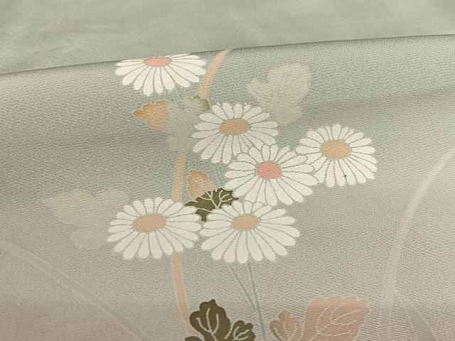 平和屋着物●訪問着 作家物 枝花文 暈し染め 正絹 逸品 AAAT3094np