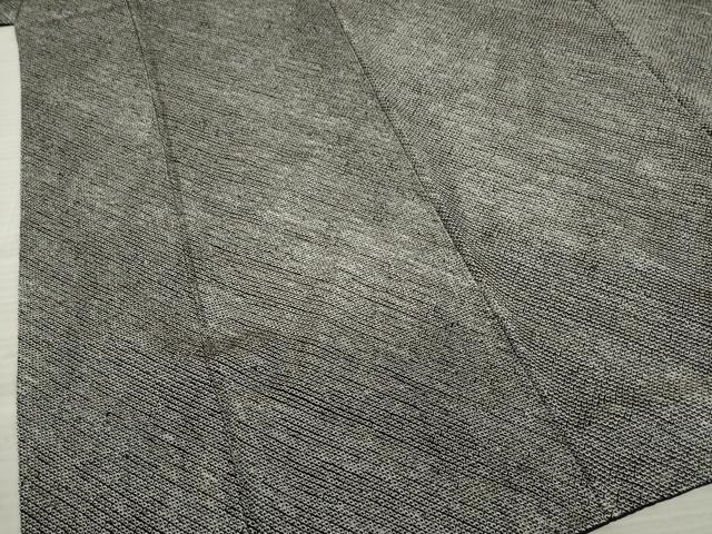 平和屋着物●大変加工の良い総絞り小紋 黒地 正絹 逸品 AAAT6695ck