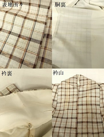 平和屋着物●国指定重要無形文化財 本場久米島紬 手織 正絹 逸品 AAAT9457np