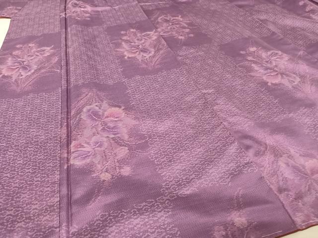 平和屋着物●本場大島紬 草花文 正絹 逸品 未使用 AAAT9470np