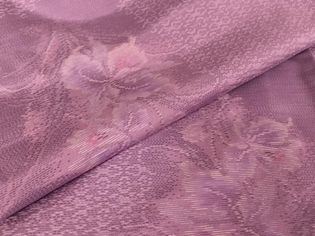 平和屋着物●本場大島紬 草花文 正絹 逸品 未使用 AAAT9470np