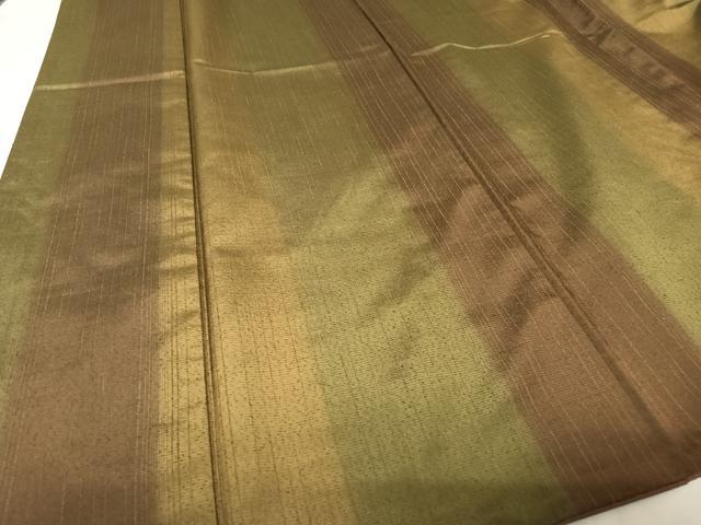 平和屋着物●上質な紬 縞 正絹 逸品 AAAU0022np