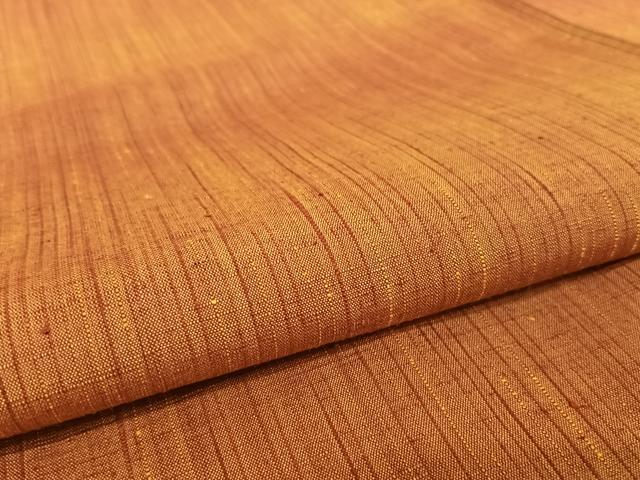 平和屋着物●上質な紬 縞 正絹 逸品 AAAU0156np