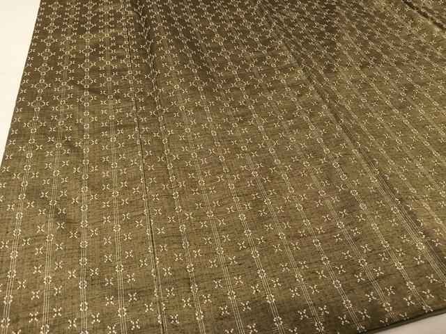 平和屋着物●花織 紬 正絹 逸品 AAAU0278np