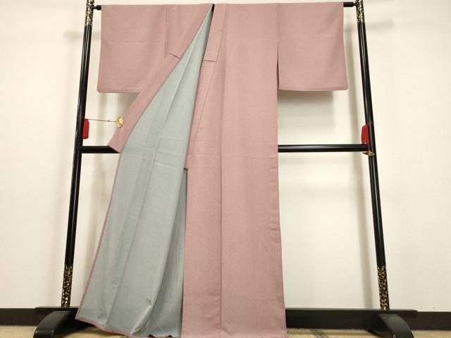 平和屋着物▽江戸小紋 単衣 立分銅 正絹 逸品 AAAU6403iu