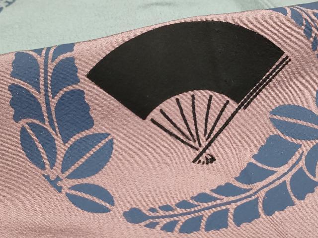 平和屋着物▽訪問着 単衣 扇面花丸文 暈し染め さが美扱い 正絹 逸品 AAAU6425iu