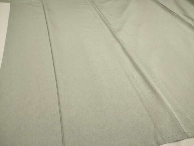 平和屋着物▽上質な色無地 単衣 薄青色 正絹 逸品 AAAU6440iu