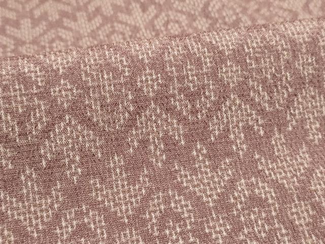 平和屋着物■お召 矢絣文様 正絹 逸品 AAAU6591iu