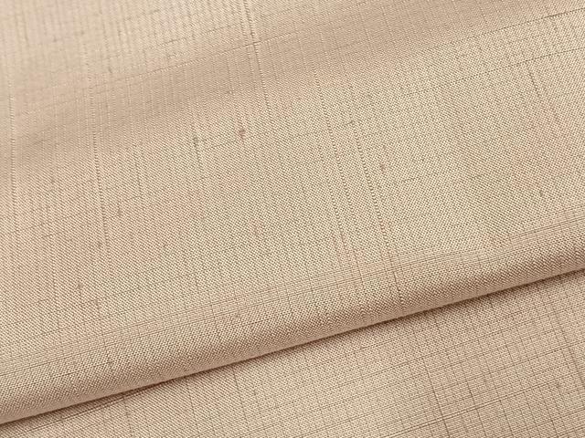 平和屋着物▽上質な紬 単衣 色無地 薄桜色 正絹 逸品 AAAU7987fy