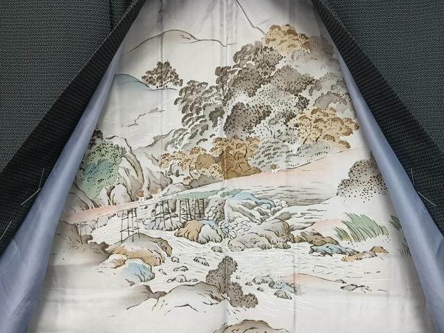 平和屋着物●男性 本場大島紬 アンサンブル 100亀甲 総詰 正絹 逸品 AAAU8240zg