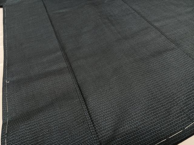 平和屋着物●男性 本場大島紬 アンサンブル 100亀甲 総詰 正絹 逸品 AAAU8240zg
