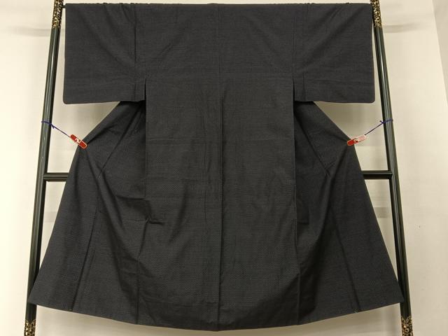 平和屋着物●男性 紬 アンサンブル 十字絣 正絹 逸品 AAAU8241zg