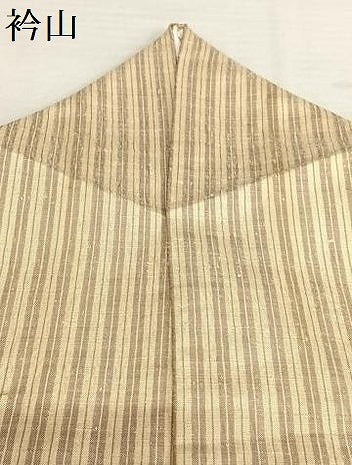 平和屋着物●上質な紬 縞 正絹 逸品 AAAU8256zg