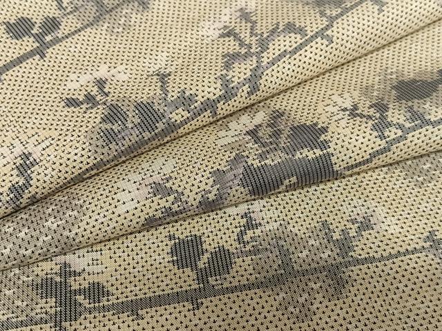 平和屋着物●本場大島紬 9マルキ 総絣 枝花文 正絹 逸品 AAAU8330zg
