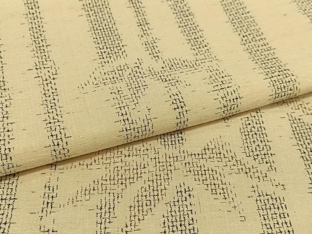 平和屋着物●上質な紬 笹竹文 正絹 逸品 AAAU8344zg