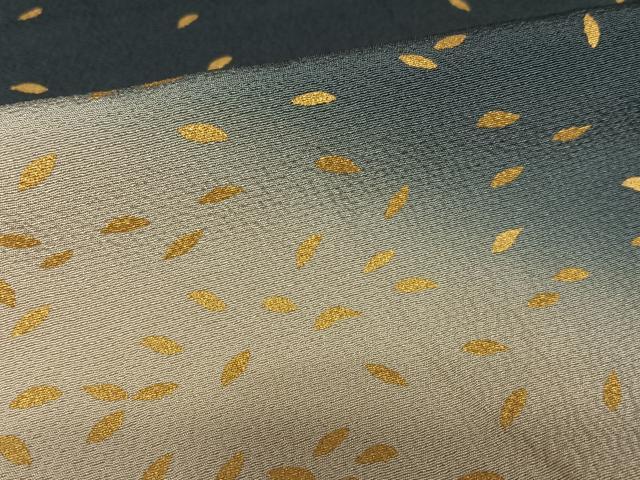 平和屋着物●訪問着 舞葉文 暈し染め 金彩 ますいわ屋扱い 正絹 逸品 AAAU8468zg