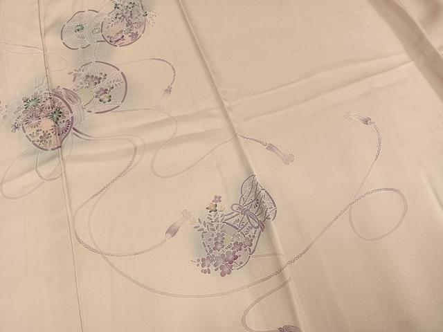 平和屋着物▽訪問着 単衣 花鼓文 暈し染め 正絹 逸品 AAAU8528fy