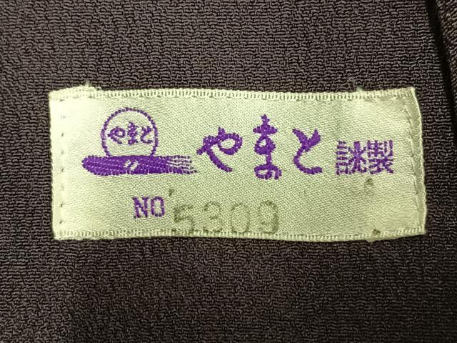 平和屋着物▽小紋 単衣 南天丸文 やまと誂製 洗える着物 AAAU8594fy