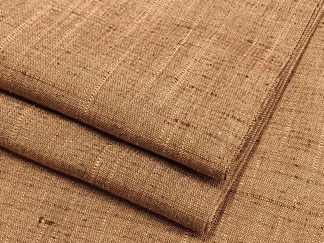 平和屋着物▽上質な紬 単衣 霞文 正絹 逸品 AAAU8596fy