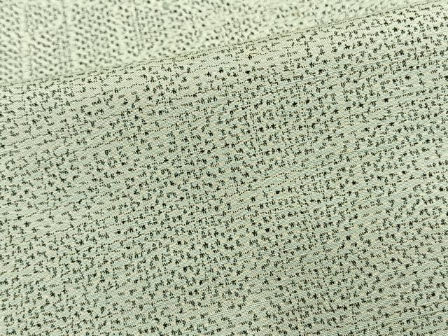平和屋着物▽上質な紬 単衣 幾何学文様 正絹 逸品 AAAU8604fy