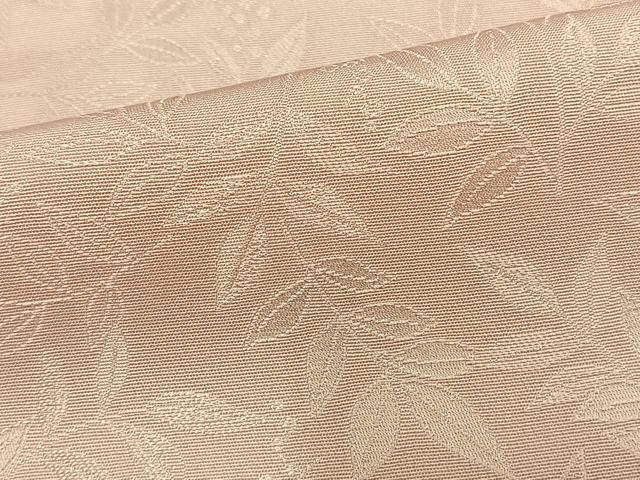 平和屋着物▽上質な色無地 単衣 南天地紋 薄桜色 正絹 逸品 未使用 AAAU8616fy