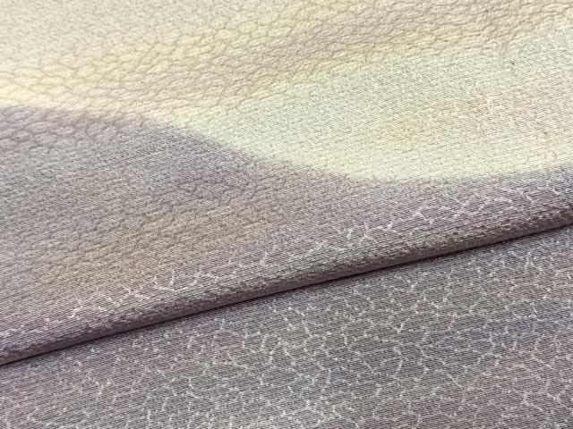 平和屋着物▽訪問着 単衣 霞文 正絹 逸品 AAAU8618fy