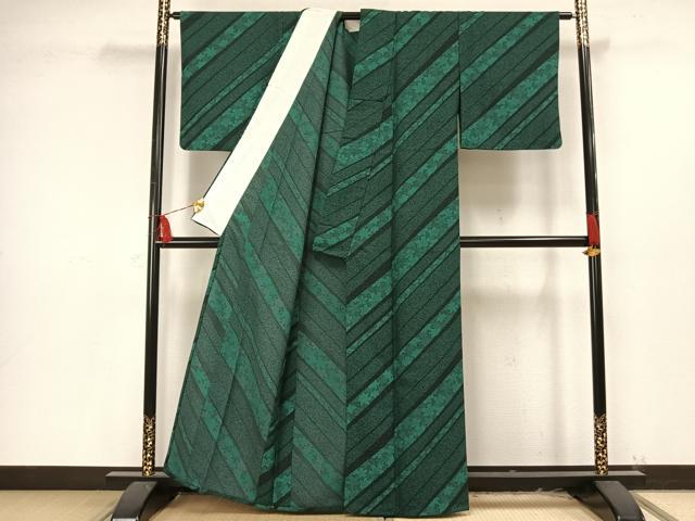 平和屋着物▽小紋 単衣 桜楓文 洗える着物 AAAU8686fy