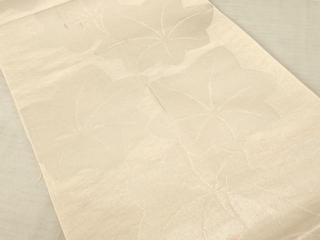 平和屋着物*夏物 六通柄 京本袋帯 楓 銀糸 正絹 逸品 AAAV2251pf