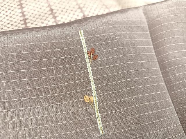 平和屋着物▽訪問着 単衣 刺繍 草木文 暈し染め 正絹 逸品 AAAV2508ph