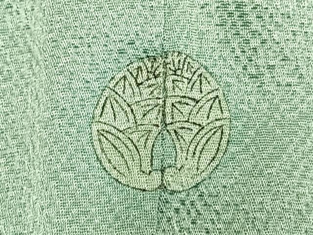 平和屋着物▽上質な色無地 単衣 白藍色 正絹 逸品 AAAV2587fy