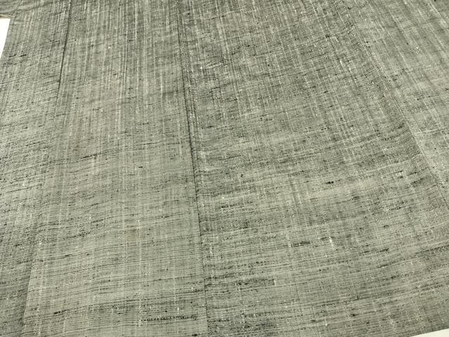 平和屋着物▽上質な紬 単衣 霞文 正絹 逸品 AAAV2619fy