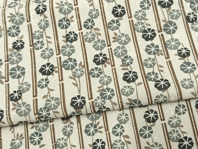 平和屋着物▽小紋 単衣 朝顔 洗える着物 AAAV2622fy