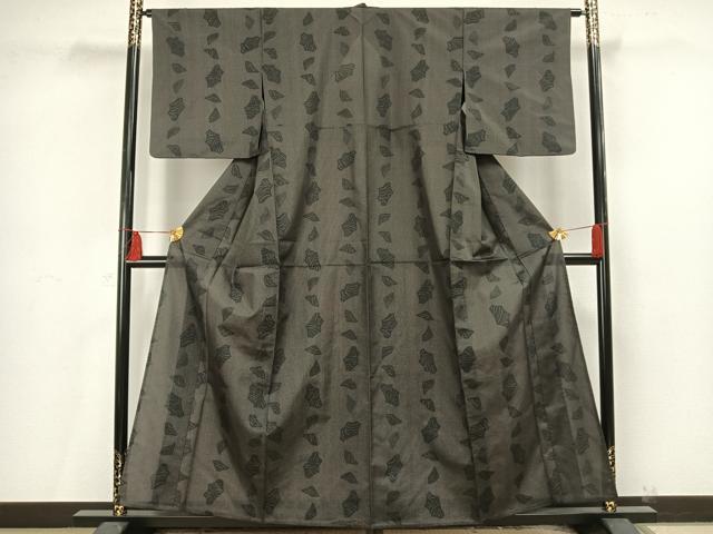 平和屋着物▽紬 単衣 散らし文様 洗える着物 AAAV2624fy