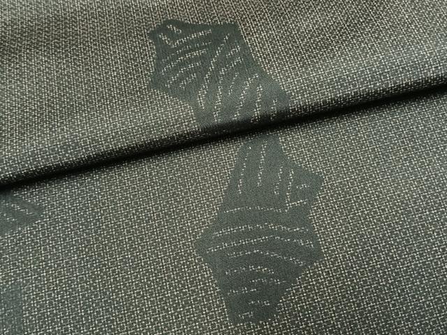 平和屋着物▽紬 単衣 散らし文様 洗える着物 AAAV2624fy