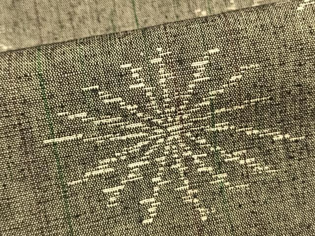 平和屋着物▽上質な紬 単衣 舞花文 正絹 逸品 AAAV2644fy