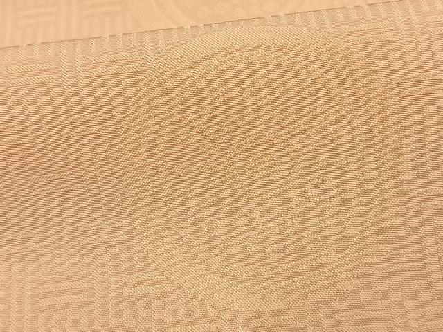 平和屋着物▽上質な色無地 単衣 糸屋輪宝地紋 雄黄色 正絹 逸品 AAAV2664fy