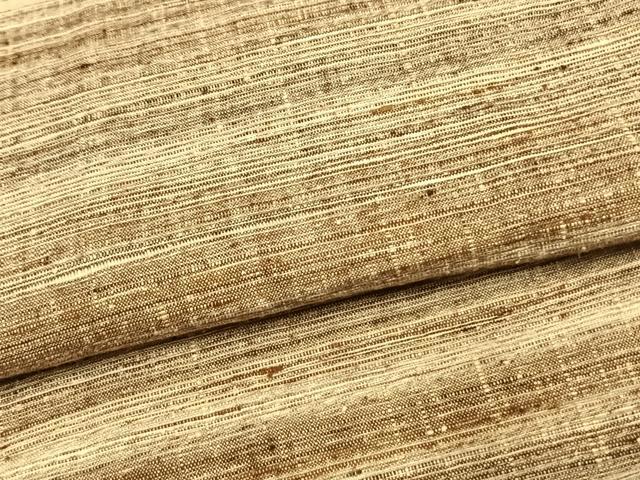 平和屋着物▽上質な紬 単衣 横縞 正絹 逸品 AAAV2678fy