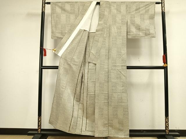 平和屋着物▽小紋 単衣 立涌文 AAAV2783fy